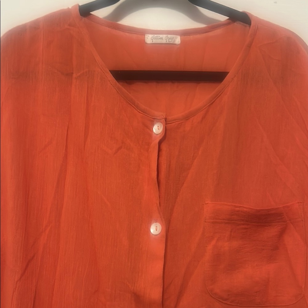 Orange Midi Dress - Picture 3 of 9